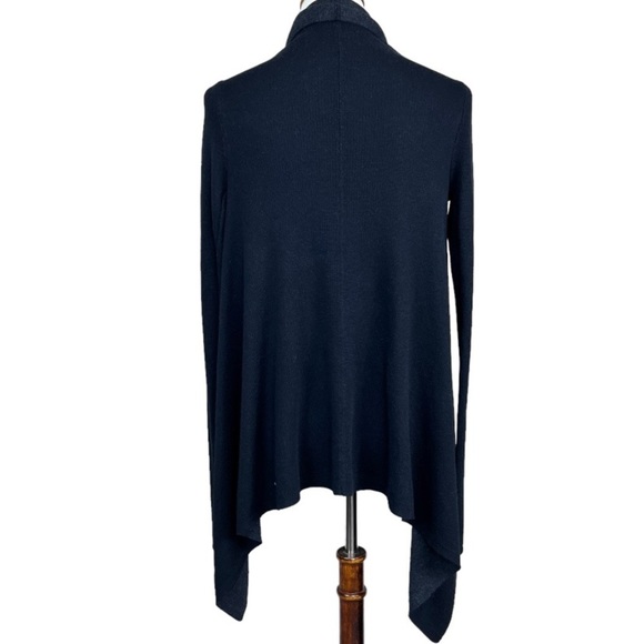 LULULEMON Reversible Waterfall Cardigan in Black/Grey One Size Casual warm wrap - Picture 8 of 11